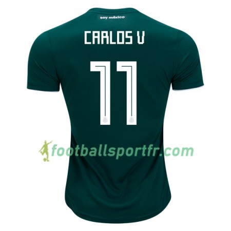 Tenue Mexique Carlos V 11 Domicile Coupe du monde 2018 Maillot de Foot